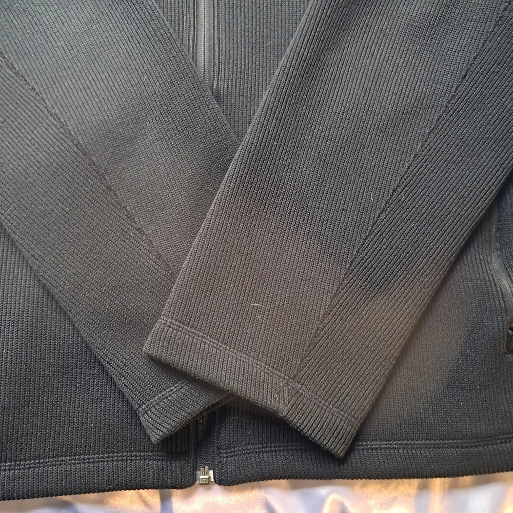 The North Face Mens Zip Up Sweater Black XXL (Flaw)